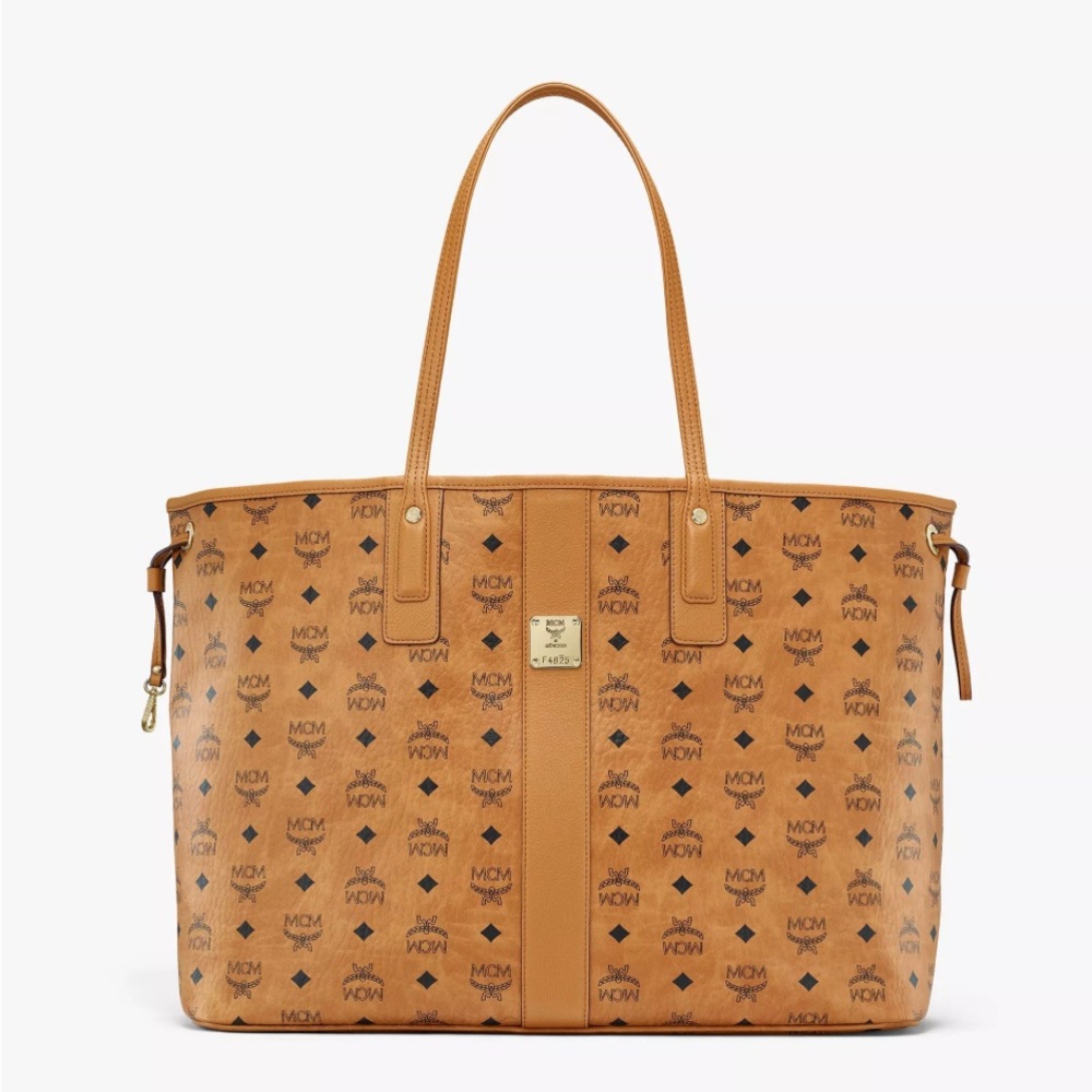 REVERSIBLE LIZ SHOPPER IN VISETOS MCM tote bag Purse